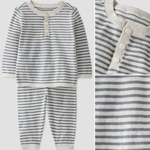 Little Planet by Carter's Knit Henley Sweatshirt and Jogger Pants 2-Piece Set